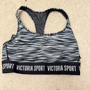 Victoria's Secret Black and White sports bra small
